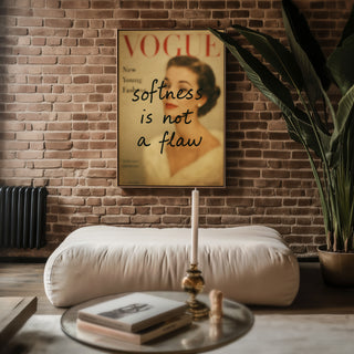 Softness Is Not a Flaw Poster Print - Just Great Posters