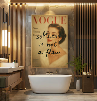 Softness Is Not a Flaw Poster Print - Just Great Posters