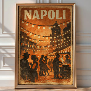 Napoli Street Festival Poster – Vintage Naples Wall Art Print - Just Great Posters