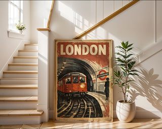 London Underground Poster – Vintage Train Wall Art Print - Just Great Posters