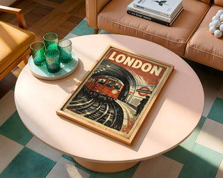 London Underground Poster – Vintage Train Wall Art Print - Just Great Posters