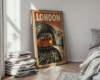 London Underground Poster – Vintage Train Wall Art Print - Just Great Posters
