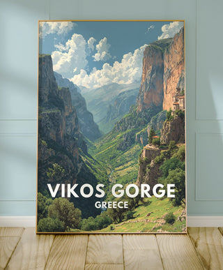 Vikos Gorge Greece Landscape Poster - Just Great Posters