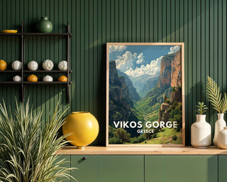 Vikos Gorge Greece Landscape Poster - Just Great Posters