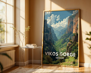 Vikos Gorge Greece Landscape Poster - Just Great Posters