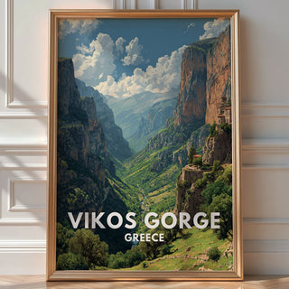 Vikos Gorge Greece Landscape Poster - Just Great Posters