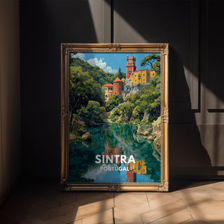 Sintra Portugal Travel Poster Print - Just Great Posters