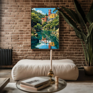 Sintra Portugal Travel Poster Print - Just Great Posters