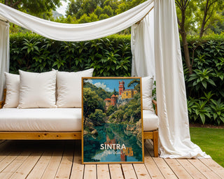 Sintra Portugal Travel Poster Print - Just Great Posters