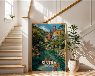 Sintra Portugal Travel Poster Print - Just Great Posters