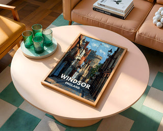 Windsor England Poster – Castle View Art - Just Great Posters