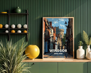 Windsor England Poster – Castle View Art - Just Great Posters