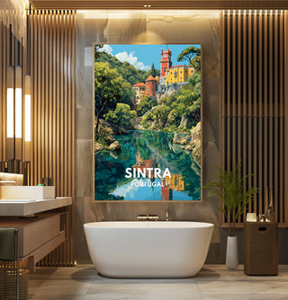 Sintra Portugal Travel Poster Print - Just Great Posters