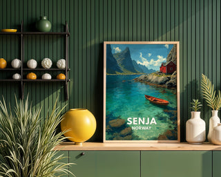 Senja Norway Scenic Landscape Print - Just Great Posters