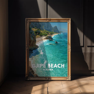 Gjipe Beach Albania Coastal Poster - Just Great Posters
