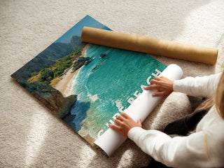 Gjipe Beach Albania Coastal Poster - Just Great Posters