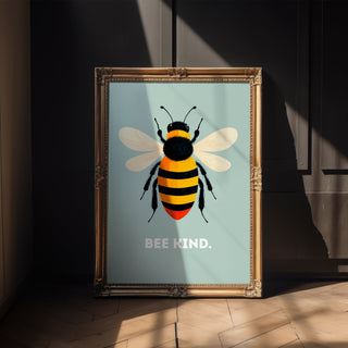 Bee Kind Bumblebee Poster – Positive Wall Art - Just Great Posters