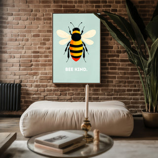 Bee Kind Bumblebee Poster – Positive Wall Art - Just Great Posters