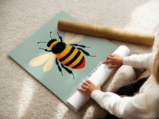 Bee Kind Bumblebee Poster – Positive Wall Art - Just Great Posters