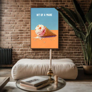 Bit of a ’Mare Ice Cream Poster - Just Great Posters