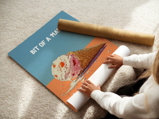 Bit of a ’Mare Ice Cream Poster - Just Great Posters