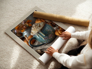 Harvest Cocoa Mug Poster – Whipped Cream & Spice - Just Great Posters