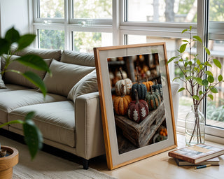 Knitted Pumpkins Poster – Craft - Core Autumn Decor - Just Great Posters