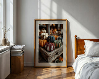 Knitted Pumpkins Poster – Craft - Core Autumn Decor - Just Great Posters