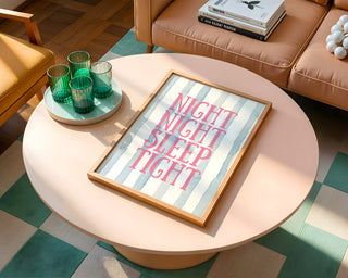 Night Night Sleep Tight Kids Print - Just Great Posters