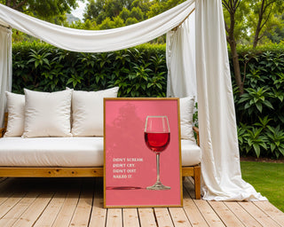 Nailed It Wine Poster - Just Great Posters