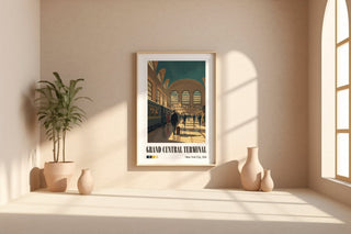 Grand Central Terminal Poster – Vintage - Style NYC Train Station Wall Art - Just Great Posters