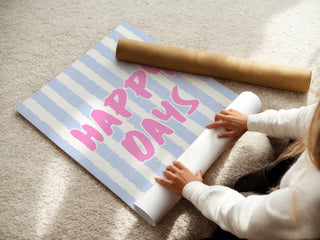 Happy Days Retro Pastel Wall Poster - Just Great Posters