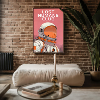 Lost Humans Club Astronaut Poster - Just Great Posters