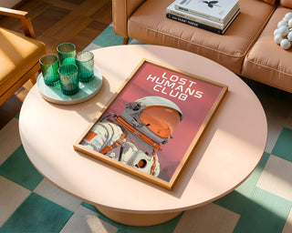 Lost Humans Club Astronaut Poster - Just Great Posters