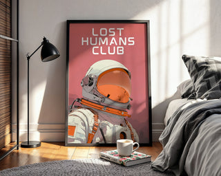 Lost Humans Club Astronaut Poster - Just Great Posters