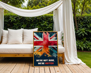 Not Rude It’s British Poster - Just Great Posters