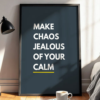 Chaos Jealous Calm Poster - Just Great Posters