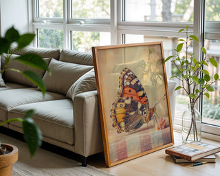 Vintage Butterfly Macro Print - Just Great Posters