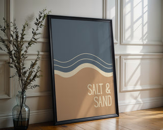 Salt & Sand – Abstract Waves Poster - Just Great Posters