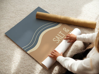 Salt & Sand – Abstract Waves Poster - Just Great Posters
