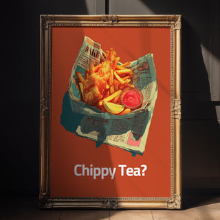 Chippy Tea Poster - Just Great Posters