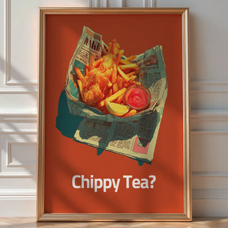 Chippy Tea Poster - Just Great Posters