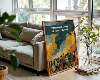 Some Days Good Enough Print - Just Great Posters