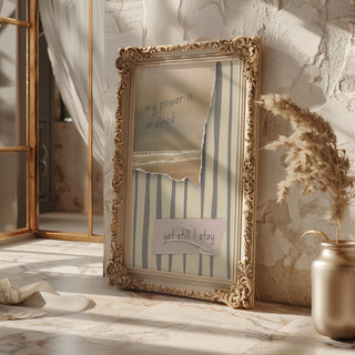 Still I Stay Quote Poster – Moody Art - Just Great Posters