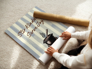 Stir Kindness Serve Joy Poster, Wholesome Cooking Quote Wall Art - Just Great Posters