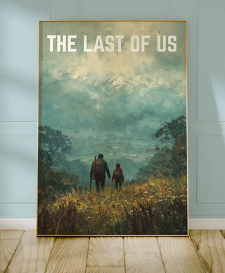 Post - Apocalyptic Landscape Art Print – Moody Survival Scene with Cinematic Detail - Just Great Posters