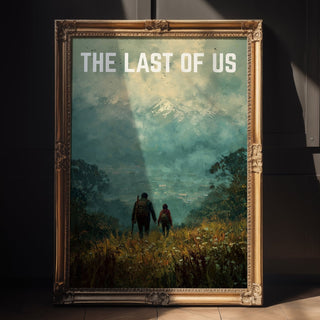 Post - Apocalyptic Landscape Art Print – Moody Survival Scene with Cinematic Detail - Just Great Posters