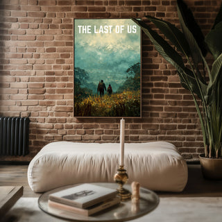 Post - Apocalyptic Landscape Art Print – Moody Survival Scene with Cinematic Detail - Just Great Posters