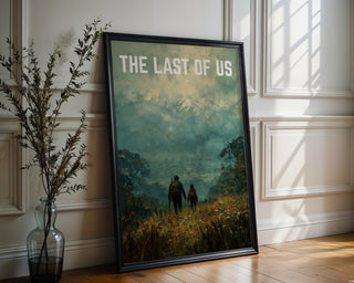 Post - Apocalyptic Landscape Art Print – Moody Survival Scene with Cinematic Detail - Just Great Posters