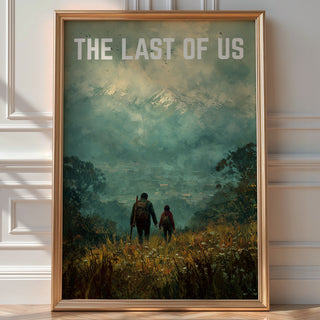 Post - Apocalyptic Landscape Art Print – Moody Survival Scene with Cinematic Detail - Just Great Posters